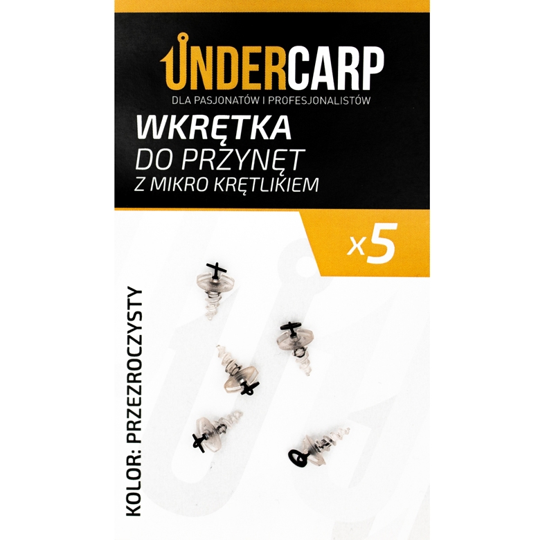 UnderCarp Wkrętka do przynęt z mikro krętlikiem