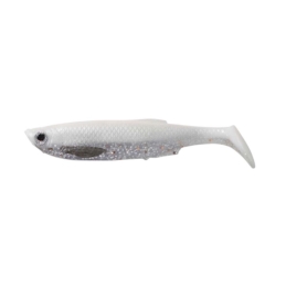 Savage Gear Bleak Paddle Tail 10cm White Silver