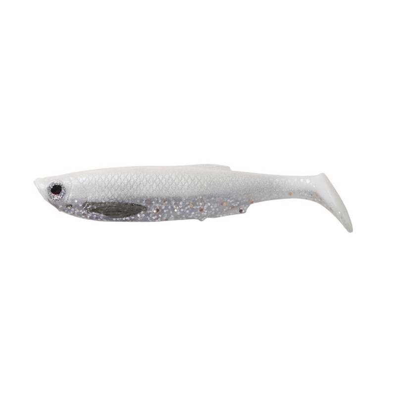 Savage Gear Bleak Paddle Tail 10cm White Silver