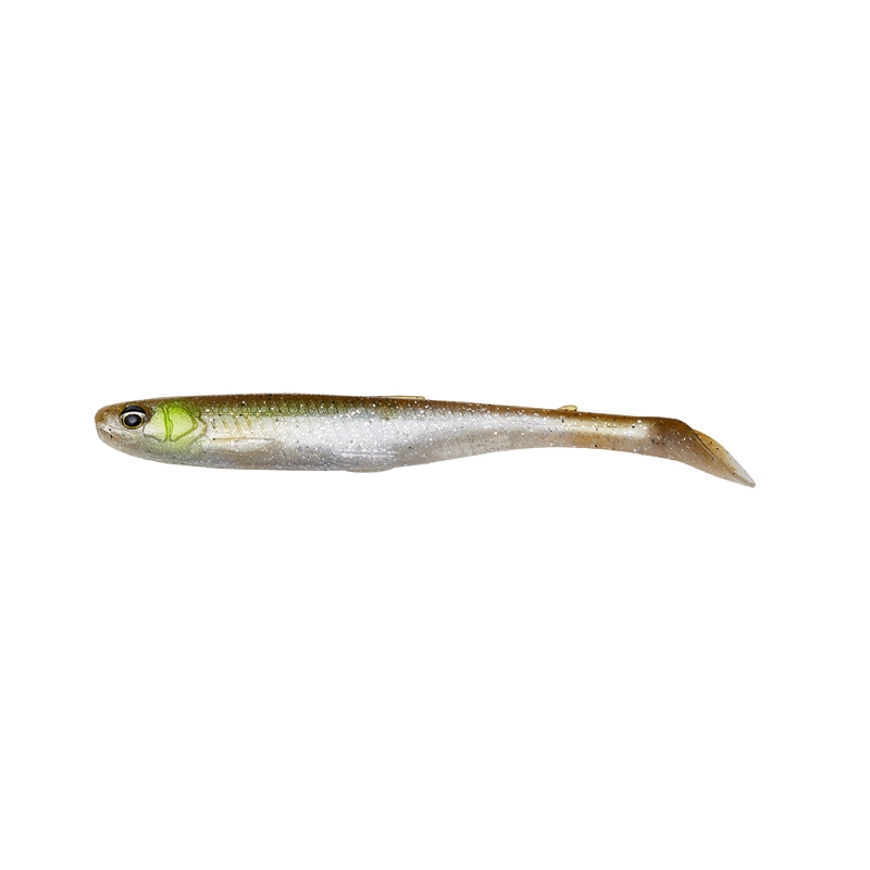 Savage Gear Slender Scoop Shad 9cm Green Silver