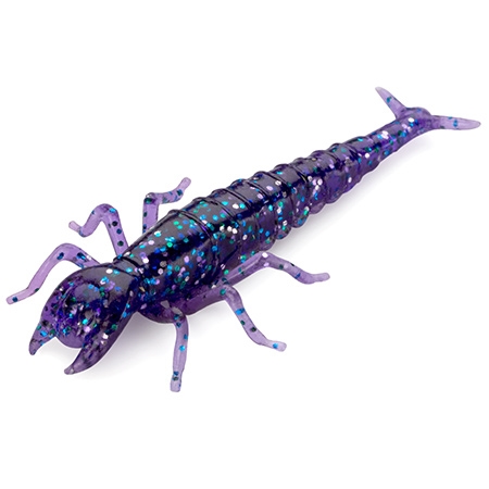 FishUp Diving Bug 2' 5cm Dark Violet Peacock Silve