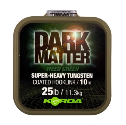 Korda Dark Matter Tungsten Coated Braid Green 25lb Korda Dark Matter Tungsten Coated Braid Green 25lb