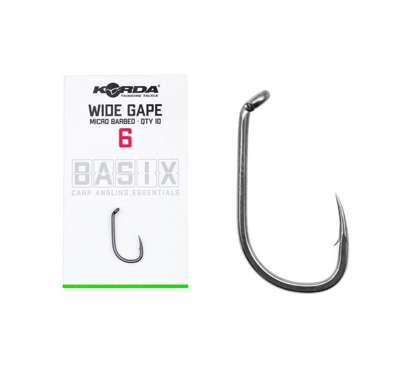 Korda Haczyki Basix Wide Gape Nr4