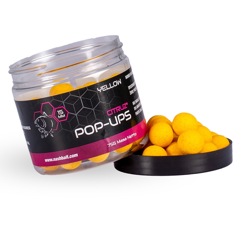Nash Kulki Pop Up Citruz 12mm 75g Yellow Nash Kulki Pop Up Citruz 12mm 75g Yellow
