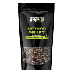 Feeder Bait Pellet Halibut Green BlackRed 2mm 800g