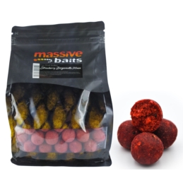 Massive Baits Kulki Strawberry Bergamotta 24mm 1kg