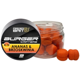 Feeder Bait Burger Wafters Ananas Brzoskwinia 9mm