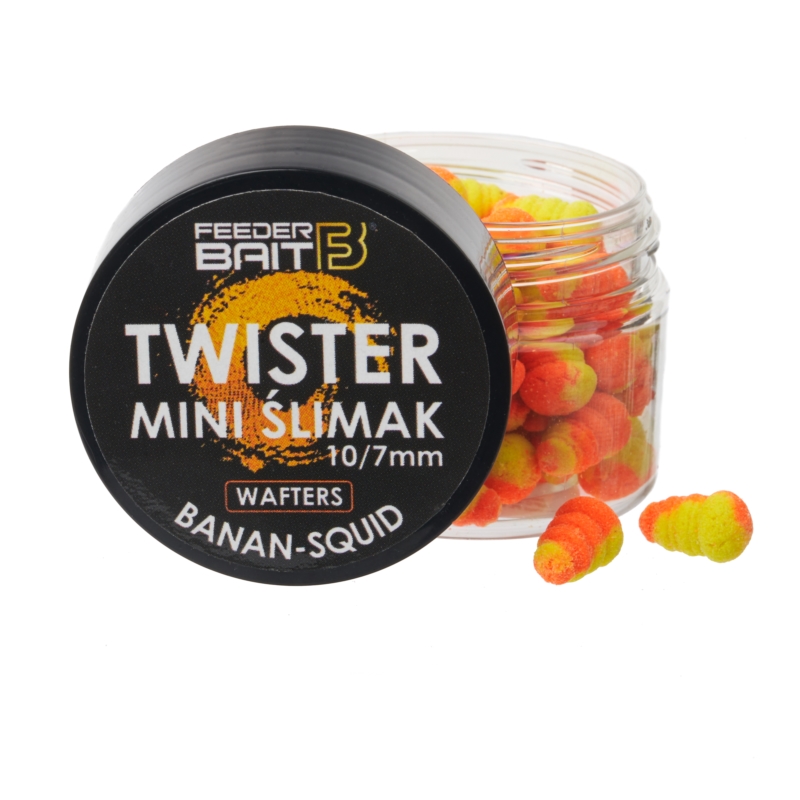 Feeder Bait Mini Ślimak Wafters Banan Squid Feeder Bait Mini Ślimak Wafters Banan Squid