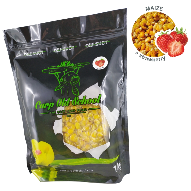 Carp Old School Ziarna Kukurydza Truskawka 1kg Carp Old School Ziarna Kukurydza Truskawka 1kg