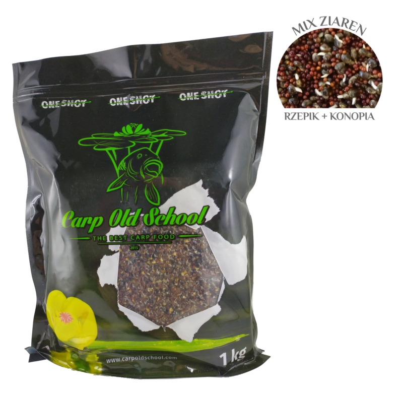 Carp Old School Konopie Rzepik Naturalny 1kg Carp Old School Konopie Rzepik Naturalny 1kg