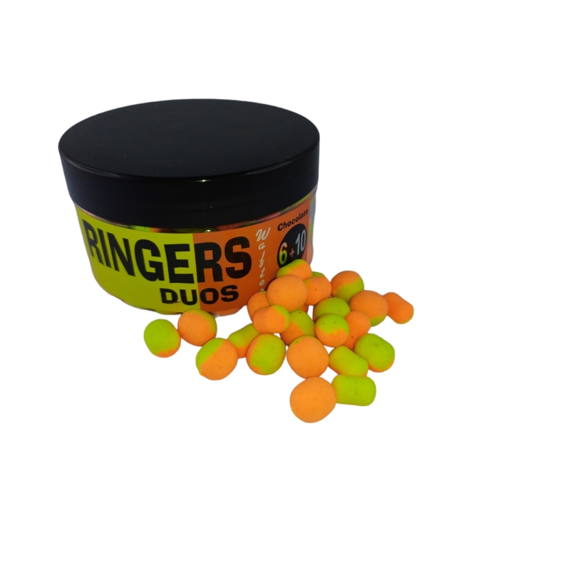 Chocolat Wafters Duos 6+10mm Ringers Orange Yellow Chocolat Wafters Duos 6+10mm Ringers Orange Yellow
