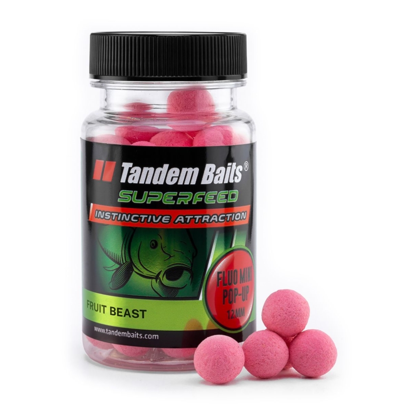 Tandem Baits SF Fluo Pop Up 12mm Owocowa Bestia Tandem Baits SF Fluo Pop Up 12mm Owocowa Bestia