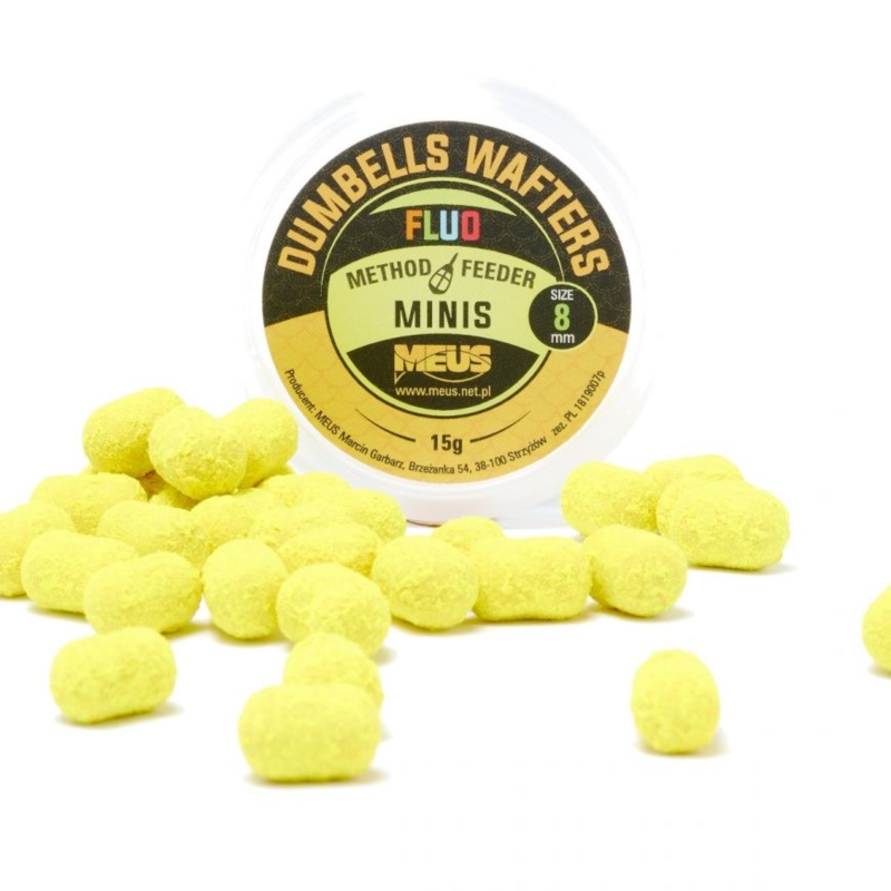 Meus Dumbells Wafters Fluo MINIS 8mm Lemon Shock Meus Dumbells Wafters Fluo MINIS 8mm Lemon Shock