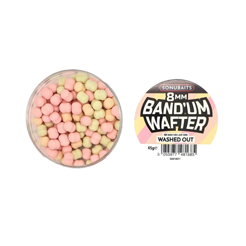 Sonubaits Band'um Wafters 8mm Washed Out Sonubaits Band'um Wafters 8mm Washed Out