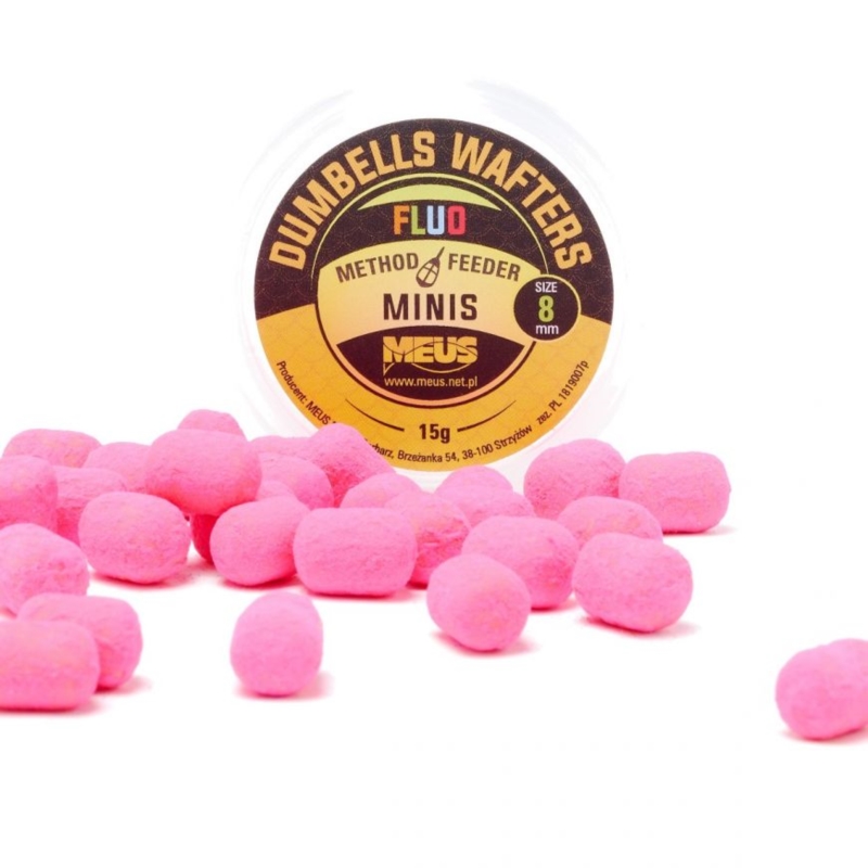 Meus Dumbells Wafters Fluo MINIS 8mm Miód Malina Meus Dumbells Wafters Fluo MINIS 8mm Miód Malina