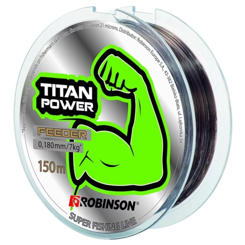 Żyłka Robinson Titan Power Feeder 0,205mm 150m Żyłka Robinson Titan Power Feeder 0,205mm 150m
