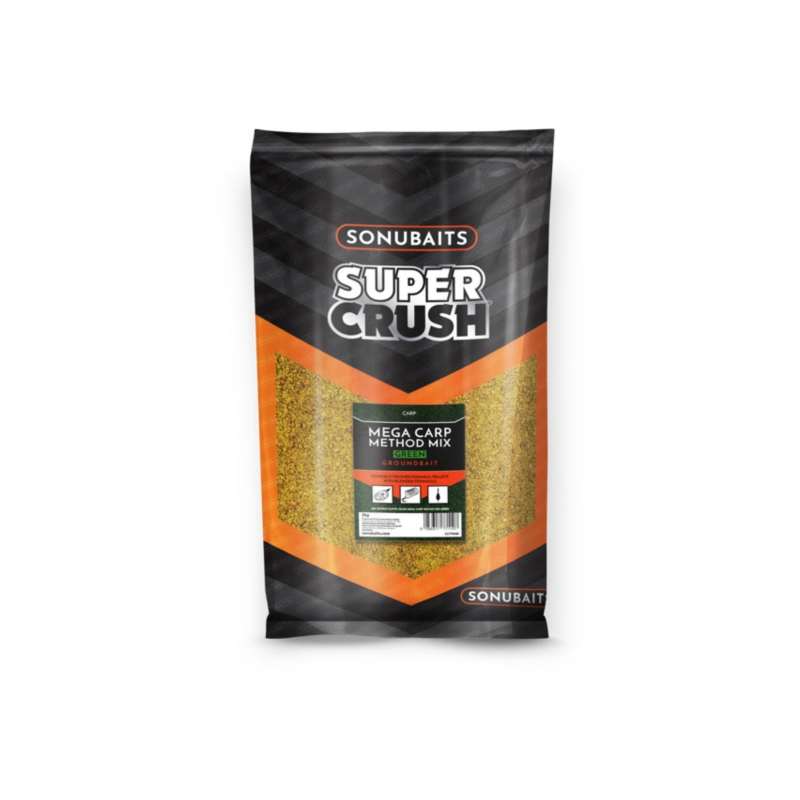 Zanęta Sonubaits SuperCrush Mega Carp Green 2kg Zanęta Sonubaits SuperCrush Mega Carp Green 2kg