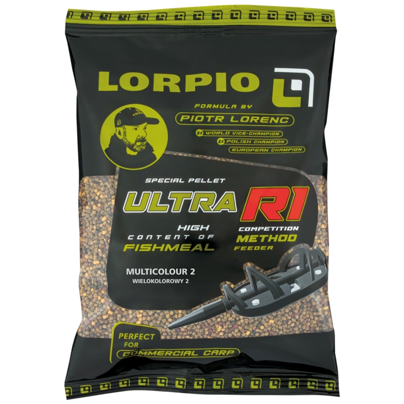 Pellet Lorpio Ultra R1 Wielokolorowy 2mm 700g