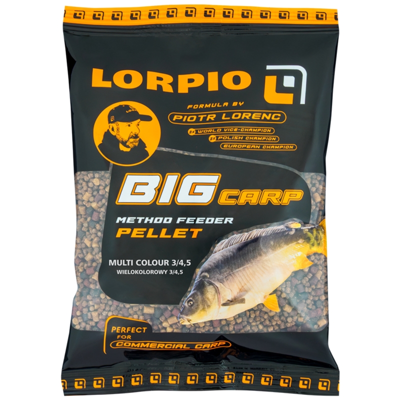 Pellet Lorpio Big Carp Wielokolorowy 3-4,5mm 700g