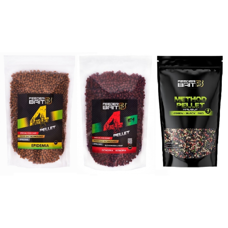Feeder Bait Zestaw Pellet 4mm Mix2
