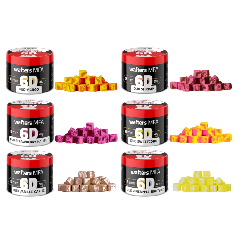 Matchpro Zestaw  6D Wafters MFA 8x8mm 20g Mix1
