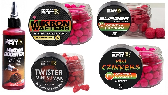 Feeder Bait Zestaw F1 Ochotka Konopia Mix1