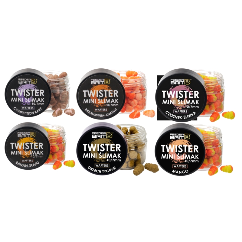 Feeder Bait Zestaw Ślimak Wafters 10/7mm Sweet Mix