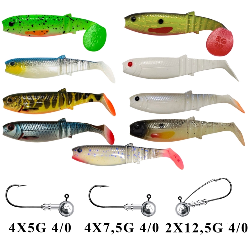 Savage Gear Zestaw Cannibal 10cm Limited E. Mix2