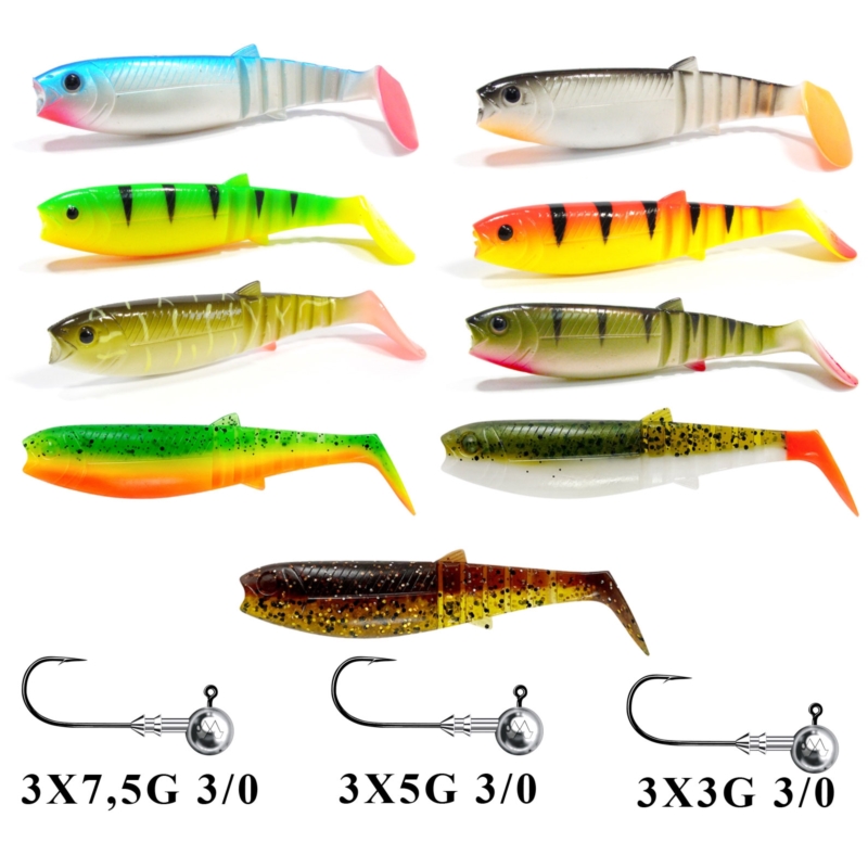 Savage Gear Zestaw Cannibal 8cm Mix2