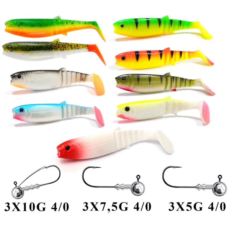 Savage Gear Zestaw Cannibal 10cm Mix2