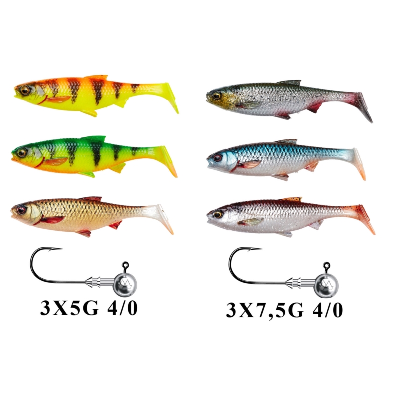 Savage Gear Zestaw 3D River Roach 8cm Mix2