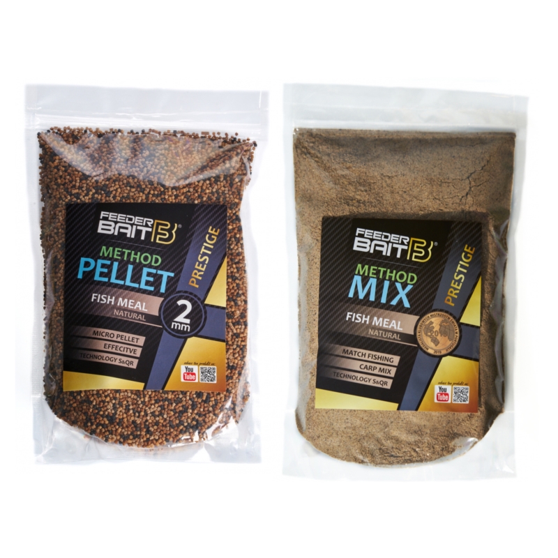 Feeder Bait Zestaw Method Prestige Natural Mix1