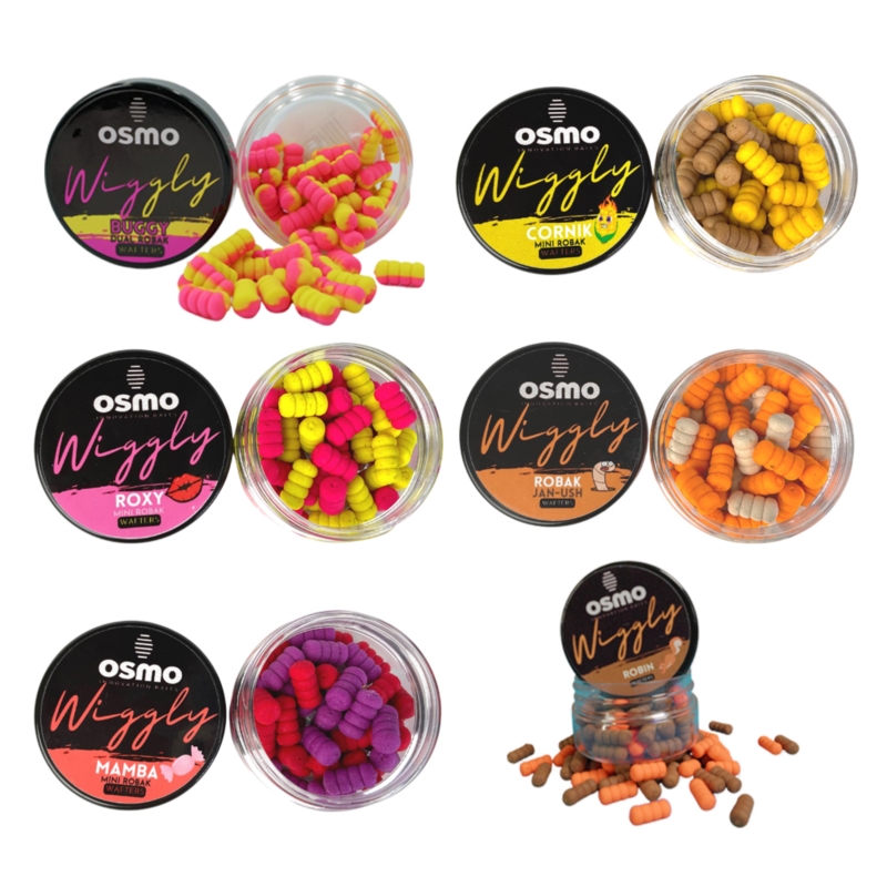 Osmo Zestaw Mini Robak Wiggly Wafters 6x12mm Mix1