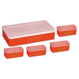 Traper Zestaw Pudełek Na Przynęty 4x0,25L Mix1