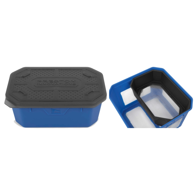 Preston Zestaw Pudełko Bait Tub + Sitko 0,6L Mix1