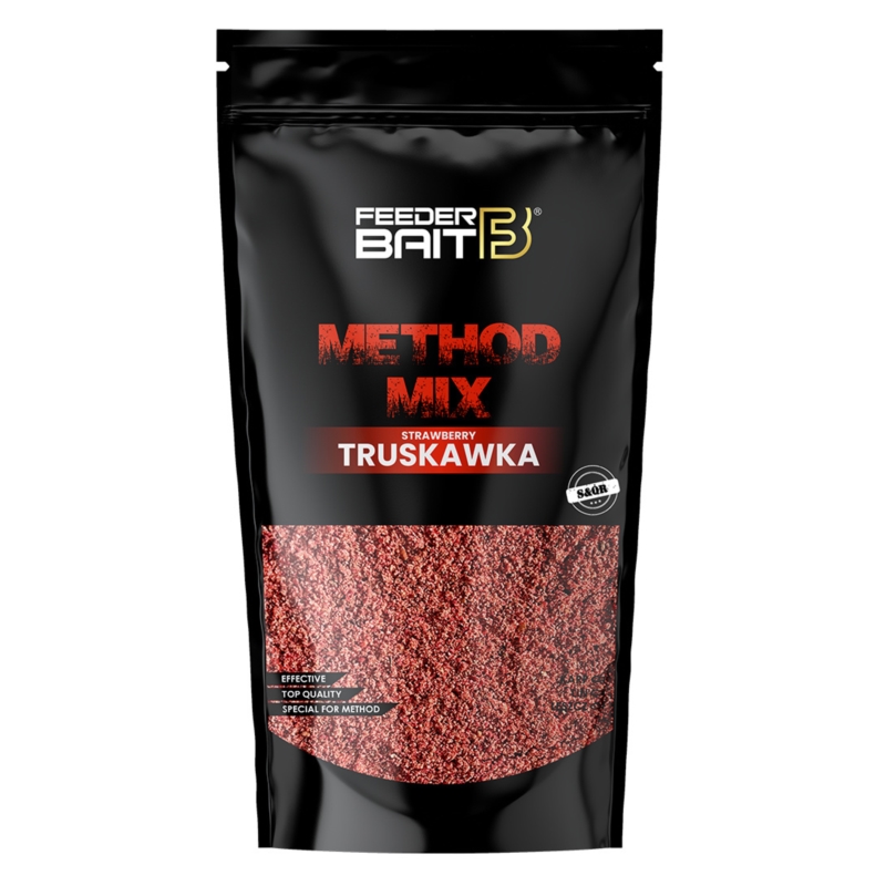 Feeder Bait Method Mix Truskawka 800g