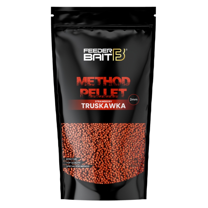 Feeder Bait Pellet Truskawka 2mm 800g