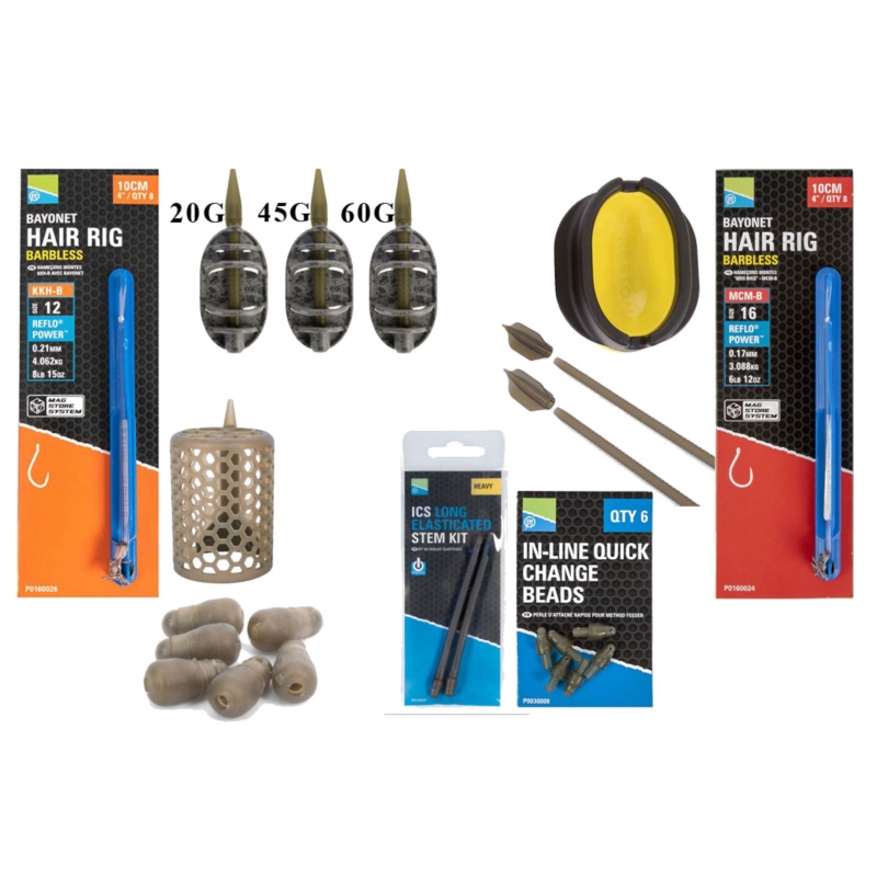 Preston Zestaw Method Feeder Dura Flat Mix3