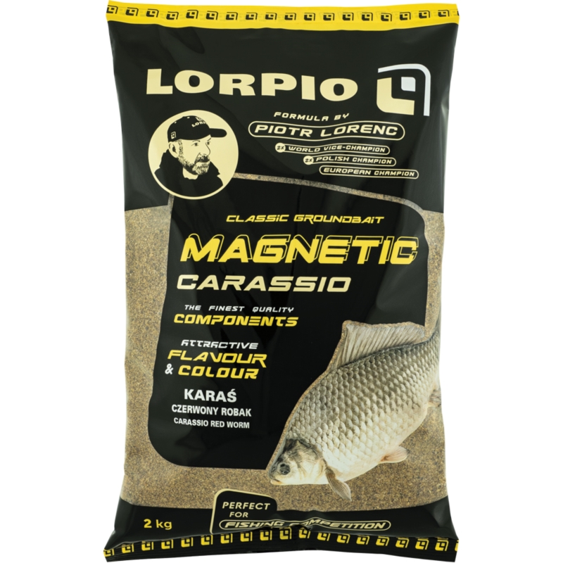 Zanęta Carassio Red Worm Magnetic Lorpio 2 kg