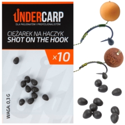 UnderCarp Ciężarek na haczyk Shot On The Hook 0,3g