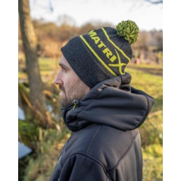 Matrix Czapka Lime Grey Bobble Hat