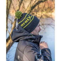 Matrix Czapka Lime Grey Bobble Hat