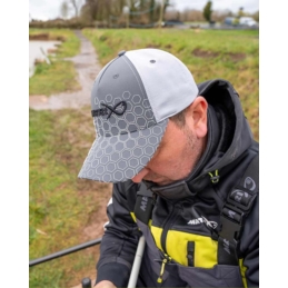 Matrix Czapka Hex Print Baseball Cap Grey