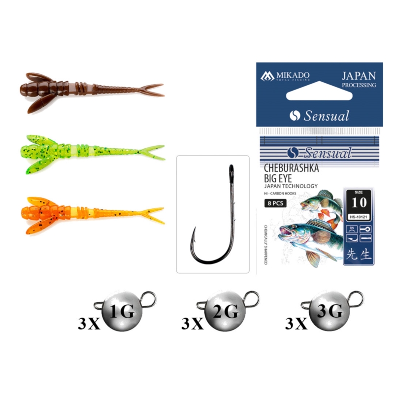 FishUp Zestaw Flit 1,5’ 3,8cm Mix2