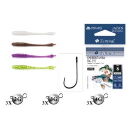FishUp Zestaw ARW Worm 2’ 5,5cm Mix2