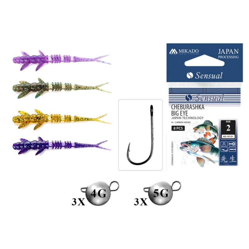 FishUp Zestaw Flit 3’ 7,7cm Mix1