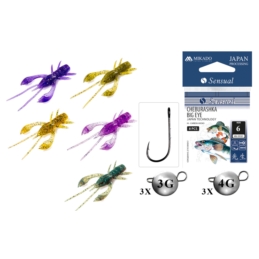 FishUp Zestaw Real Craw 1,5’ 3,6cm Mix1