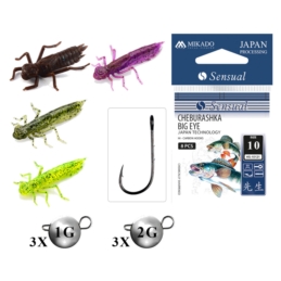 FishUp Zestaw Dragonfly 1,2’ 3cm Mix2