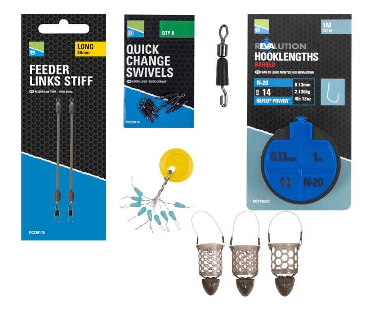 Preston Zestaw Feeder Bullet Distance Heavy Mix1