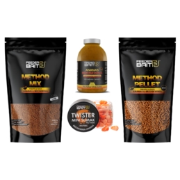 Feeder Bait Zestaw Method Brzoskwinia Ananas Mix2